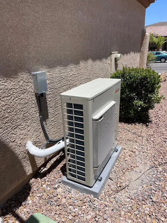 Residential air conditioning condenser unit in Eureka